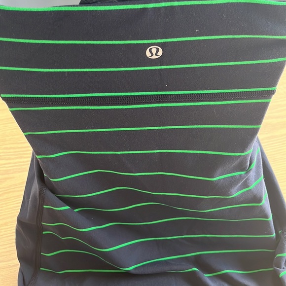 Lululemon Scoop Neck Tank Luon Stripe Inkwell NO SIZE DOT - Picture 10 of 14